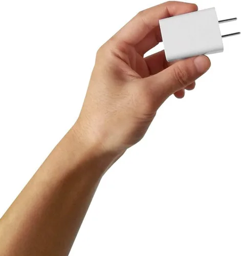 Vista 5 de Cargador de pared USB FOBSUNLAND ®. Enchufe de pared USB de 5 V 2 A, adaptador de corriente de CA compatible con iPhone, iPad, Samsung, tableta