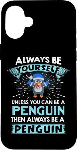 Vista 22 de iPhone 16 Penguin Shirt for Kids Boys Case