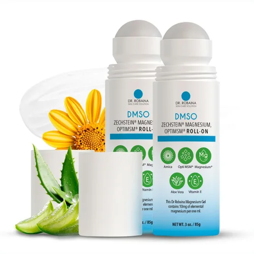 Vista 10 de Dr. Robaina DMSO Roll-On de 3 onzas – Cuidado de la piel con árnica, magnesio, OptiMSM, aloe vera y vitamina E Fórmula tópica botánica no grasa