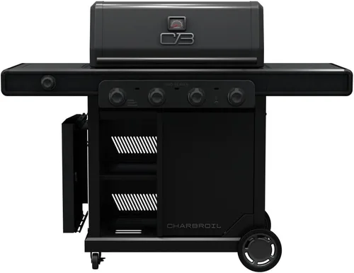 Vista 13 de Charbroil Serie Pro con Tecnología Infrarroja Amplifire: Asador a Gas Propano de 2 Quemadores con Gabinete y Plancha, Negro - 463676724