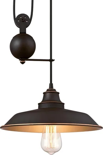 Vista 2 de Westinghouse Lighting 6344700 - Lámpara de techo, diseño para un foco., 6363200