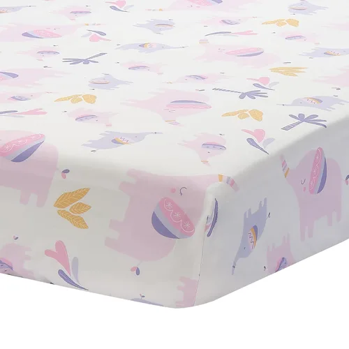 Vista 4 de Bedtime Originals Elephant Dreams - Juego de ropa de cama para cuna de bebé (3 piezas), color rosa