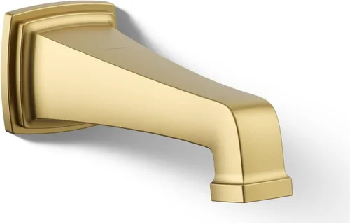 Vista 20 de KOHLER 27406-BL Riff - Boquilla de baño para montaje en pared con desviador y conexión deslizante, grifo de bañera, color negro mate