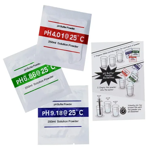 Vista 9 de Medidor de pH y temperatura combinado 2 en 1 Probador de calidad del agua Electrodo de pH BNC reemplazable para acuarios Tanques hidropónicos