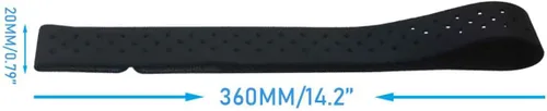 Vista 2 de 2 unids monitor de frecuencia cardíaca pulsera sensor de frecuencia cardíaca fitness banda de reemplazo 0.787x14.173 in brazalete autoadhesivo