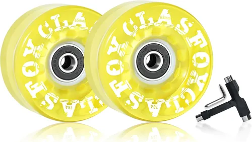 Vista 9 de 78A interior o al aire libre 2.559x1.378 in Quad ruedas de patines con rodamientos ABEC-9 8 PC