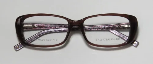 Vista 2 de Trussardi 12702 WomensLadies Designer Full-rim Authentic Hand Made Acetate EyeglassesEye Glasses