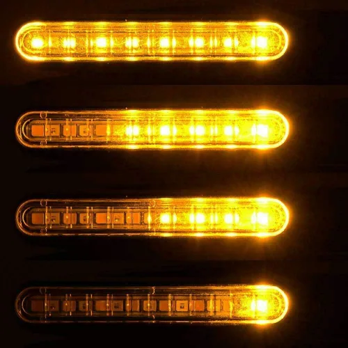 Vista 7 de Soporte de matrícula, eliminador de guardabarros, organizador trasero, luces LED de freno y señal de giro para Suzuki DRZ400 S/SM DR-Z (Transparente)