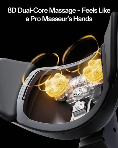 Vista 7 de Hbada X7 Silla ergonómica inteligente, silla de oficina ergonómica, seguimiento lumbar totalmente automatizado, reposacabezas ajustable 4D