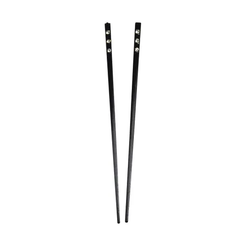 Vista 3 de Juego de 6 palillos para el cabello con 3 palillos de diamantes, 1 negro y 2 tortugas