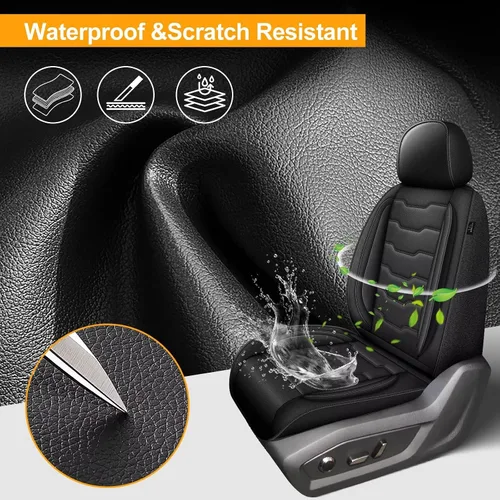 Vista 6 de TTX LIGHTING Fundas de asiento de automóvil personalizadas para Mazda CX5 2013-2025: CX-5 juego completo de fundas de asiento impermeables de piel