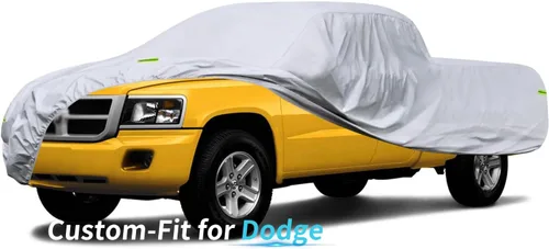 Vista 20 de Funda de automóvil a medida para Dodge, funda de automóvil de 7 capas impermeable para todo tipo de clima, para exteriores, cubierta completa contra
