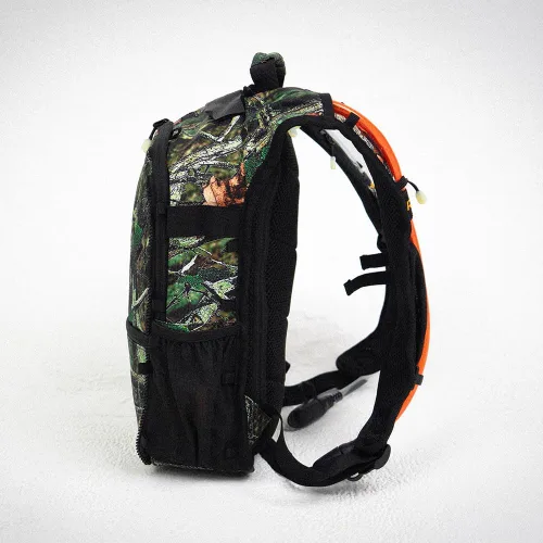 Vista 7 de RAVERUNNER Mochila de agua Dino Festival – Hidratación de doble cámara – Mochila de agua aislada de 3 litros para raves, festivales, senderismo