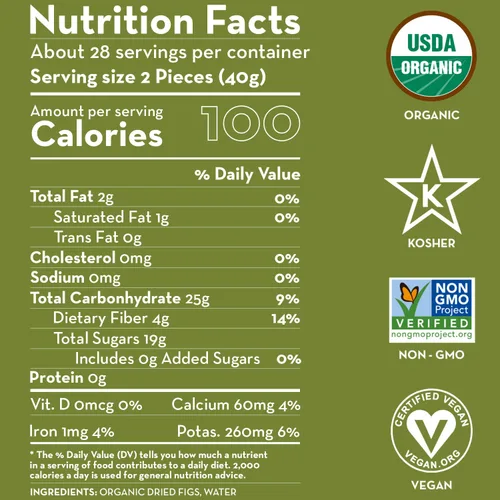 Vista 2 de Sunny Fruit Higos secos turcos orgánicos suaves, bolsa a granel de 2.5 libras Sin conservantes, sin azúcar añadido Bocadillo saludable
