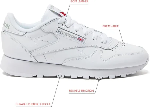 Vista 2 de Reebok Men's Classic Leather Sneakers