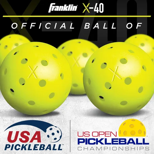 Vista 11 de Franklin Sports Juego de paletas y pelotas de pickleball - Raquetas de madera para pickleball + bolas - Activador - Aprobado por USAPA Juego