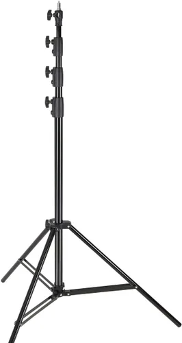 Vista 8 de Godox Soporte de luz de fotografía de aluminio para iluminación de estudio fotográfico, cajas de luz, paraguas, fondos - 240 cm, 94 pulgadas
