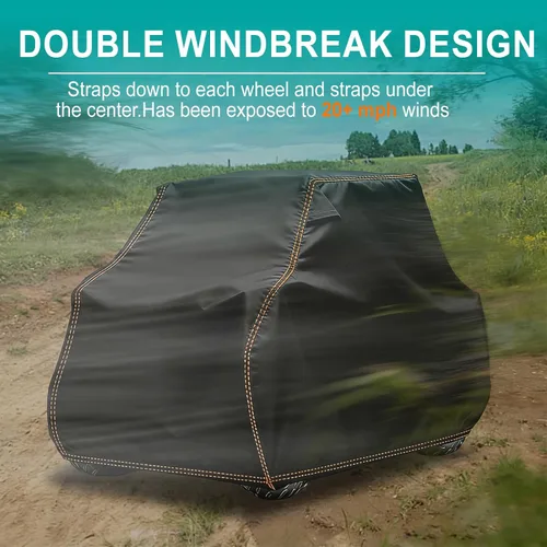 Vista 2 de CFMOTO UTV Funda de almacenamiento exterior de 2 a 3 plazas para Uforce 600