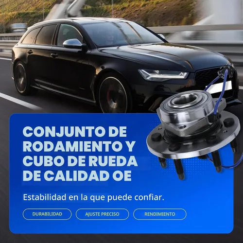 Vista 2 de MOOG 515058 Cojinete de rueda y conjunto de cubo para Chevrolet Silverado 2500 HD