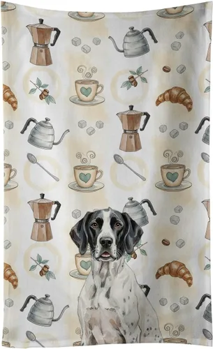 Vista 330 de Caroline's Treasures Afghan Hound - Toalla de cocina para barra de café, terciopelo frontal y lazo de algodón, lavable a máquina Sabueso afgano