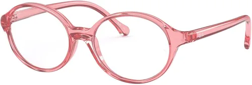 Vista 2 de Ray-Ban Marcos redondos para anteojos graduados RY1901 para niños, Transparente FucsiaDemo Lens