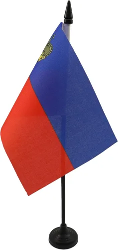 Vista 101 de AZ FLAG Aland Table Flag 4x6 in 100D Polyester Plastic Base Indoor use Finnish 15x10 cm desk flag stitched finish with reinforced edges with
