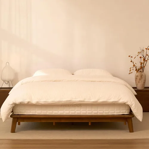 Vista 18 de FLEXISPOT Hako G1 Queen Solid Wood Bed with USA-Assembled Mattress