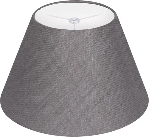 Vista 9 de Alucset. - Pantalla mediana para lámpara, pantalla de tela de barril para lámpara de mesa y de pedestal, 7 x 13 x 7.8 pulgadas, hecho a mano de lino