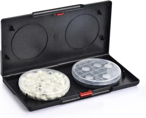 Vista 3 de Juego de mesa Go de 19 x 19 pulgadas con tablero de viaje plegable grande (11.3 pulgadas) y piedras de plástico magnéticas juegos de estrategia Weiqi