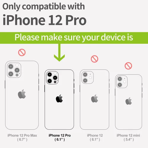 Vista 3 de Carveit Funda magnética de madera para iPhone 12 Pro [madera natural y TPU suave negro] a prueba de golpes, funda protectora de madera única