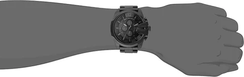 Vista 3 de Diesel DZ4355 Mega Chief - Reloj Ip negro para hombre Negro 59 cm Cronógrafo