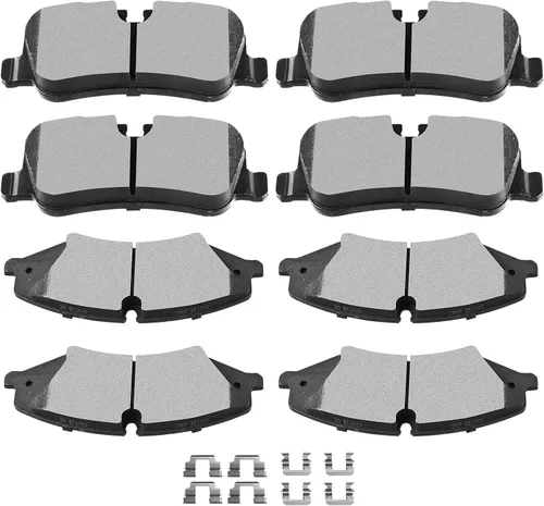 Vista 14 de Juego de pastillas de cerámica, D374 D621 D948 SCITOO 8 piezas de pastillas de freno delanteras y traseras para Honda Civic del Sol 1994-1997