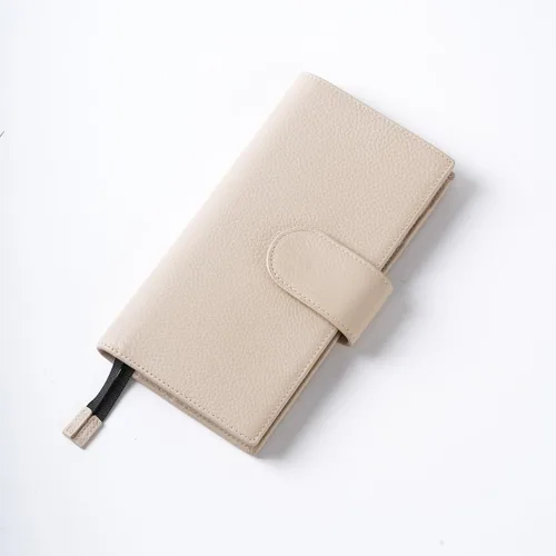 Vista 11 de Funda de planificador A6 para Hobonichi Original, Stalogy y Midori MD Planners, con cremallera y bolsillo trasero grande, piel de cocodrilo (morado)
