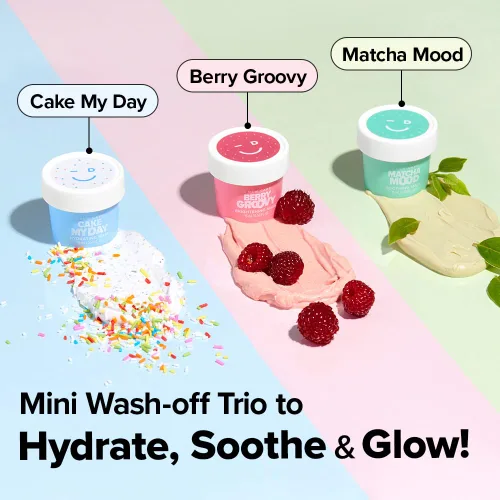 Vista 3 de I DEW CARE Set de Regalo de Mascarilla Facial Desmaquillante para el Cuidado de la Piel - Mini Scoops Mascarillas Faciales, Matcha, Cuidado