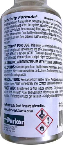Vista 6 de Stanadyne Lubricity Formula - Botella de 16 onzas, caja de 12 botellas trata 125 galones de combustible diesel por botella.