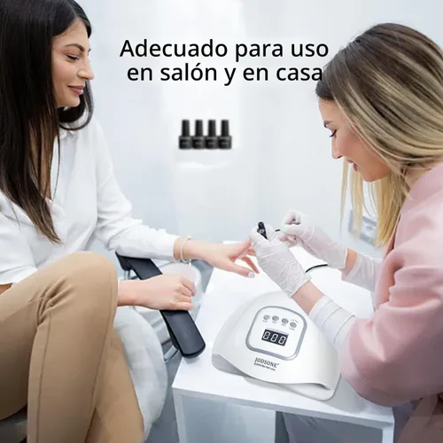 Vista 8 de JODSONE Lámpara de uñas LED U V, secador de uñas para esmalte de gel, luz LED con sensor automático y 4 temporizadores