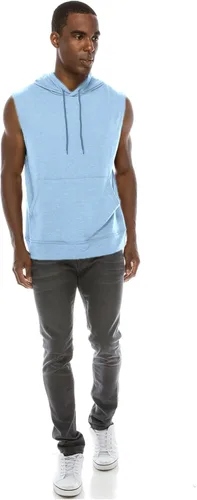 Vista 7 de JC DISTRO USA-made Mens Active Lightweight Soft Fabric Sleeveless Hoodie