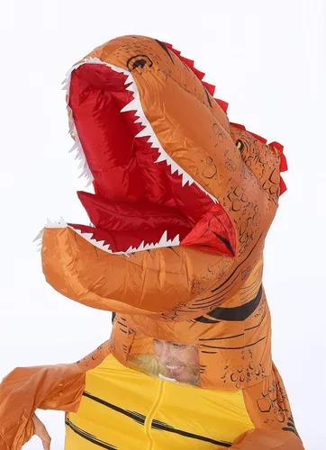 Vista 3 de FUNNY COSTUMES Disfraz de dinosaurio T-Rex para adultos, talla única
