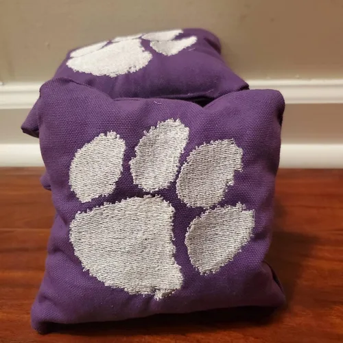 Vista 4 de Clemson Cornhole Bags (8 bags)