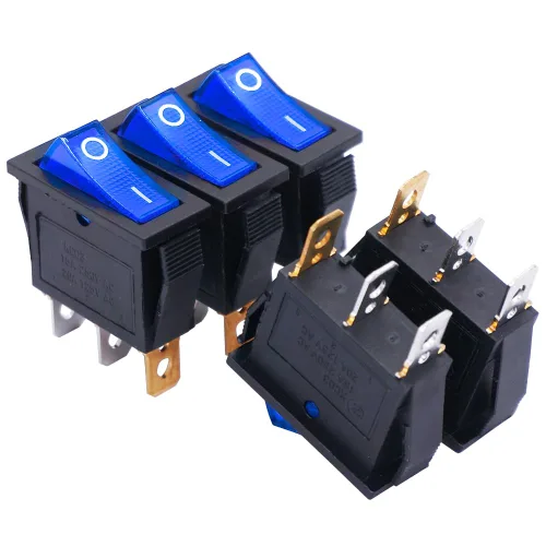 Vista 6 de Twidec/5 unidades de interruptor basculante de 2 pines, 2 posiciones, encendido/apagado, AC 15 A/125 V, 20 A/12 VCC, SPST, interruptor basculante