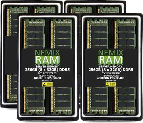 Vista 11 de Memoria NEMIX RAM de servidor RDIMM NEMIX RAM de 32 GB 1X32 GB DDR5 4800 MHz PC5-38400 1Rx4 1.1V CL40 288-PIN ECC