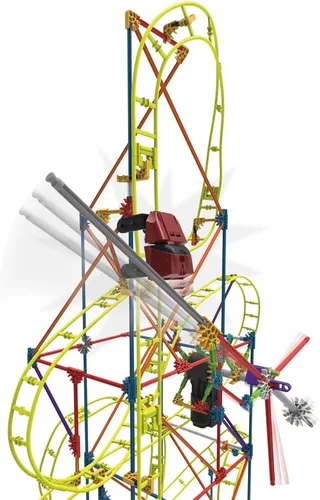 Vista 2 de K'nex Reloj de trabajo montaña rusa, GG01730