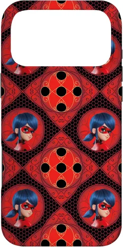 Vista 22 de Miraculous Ladybug and Cat Noir The Movie LB Pattern Case para iPhone 17