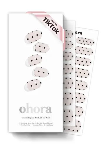 Vista 22 de ohora Tiras de uñas de gel semicuradas (N Addict) – Funciona con cualquier lámpara, calidad de salón, larga duración, fácil de aplicar y quitar