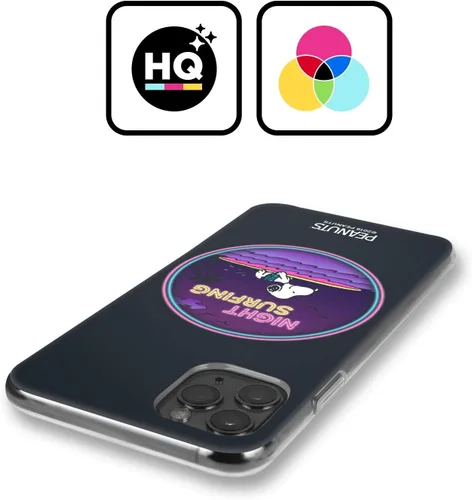 Vista 27 de Head Case Designs Peanuts Tropical Surf Snoopy Aloha Disco Gel Funda con licencia oficial [protección de grado militar] compatible con Apple iPhone