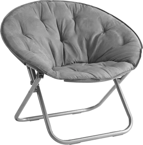 Vista 7 de Silla microgamuza negra Urban Shop, Negro