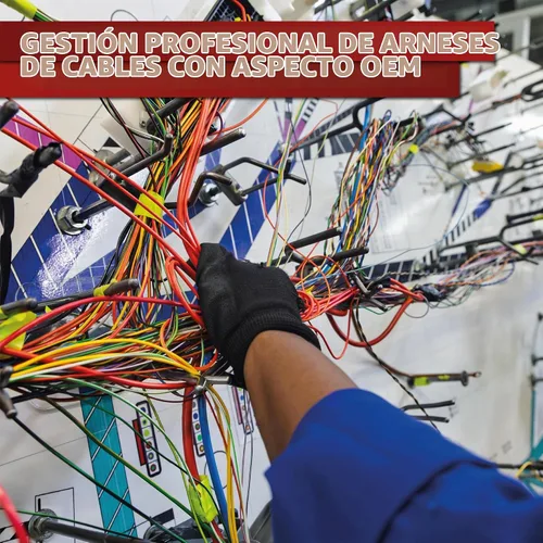 Vista 7 de XFasten Cinta de arnés de cables, 1.3 pulgadas x 50 pies, arnés de cableado de alta temperatura, cinta eléctrica de tela de fieltro autoadhesiva