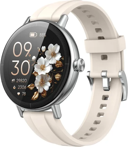 Vista 9 de Reloj inteligente para mujeres, rastreador de actividad física HD de 1.27" pulgadas con llamadas Bluetooth (respuesta y realizar), reloj inteligente