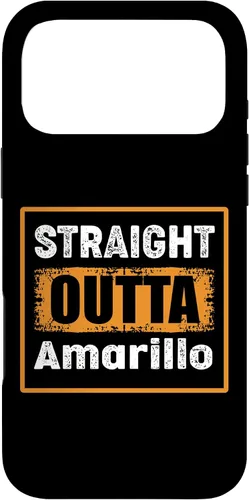 Vista 22 de Straight Outta Amarillo Texas USA Retro Distressed Vintage Case for iPhone 17