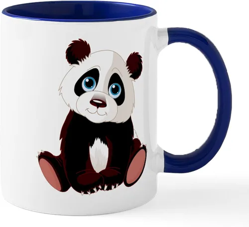 Vista 23 de CafePress Turtle And Panda - Taza de café de cerámica de 11 oz (11.0 fl oz)